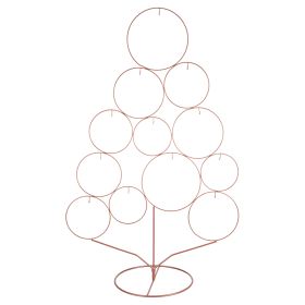 Albero di Natale design per 18 appendini, h. 82 cm, rame, XMas