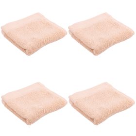 Set 4 lavette 30x30 cm in cotone 650 gsm, nude, Sibilla
