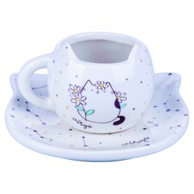 Tazzina caff&#232; con piattino, Oroscocats Virgo