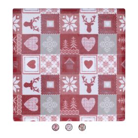 Mattonella decorativa multiuso 20x20 cm, Santa&#39;s House