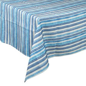 Tovaglia antimacchia 140x180 cm, 8 posti tavola, Neptune Stripes