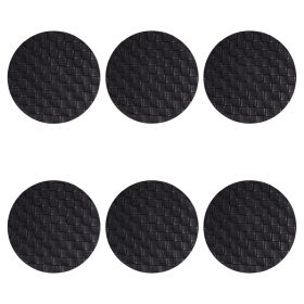 Set 6 sottobicchieri tondi double face soft touch, Horeca Black