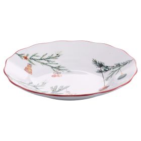 Piatto fondo in porcellana 22,5 cm, Rametto