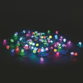 Filo 50 sfere led multicolor, uso esterno, 6 m, Santa&#39;s House