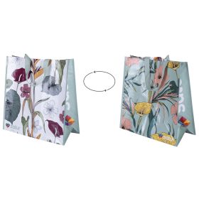 Borsa shopper botanico verde 45x25x45