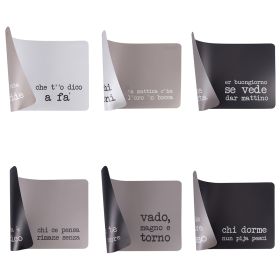 Tovaglietta 45x30cm, in plastica PP, double face, S.P.Q.eRe