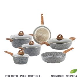 Carrara Batteria 10 pezzi induzione