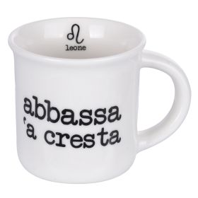 Tazzina caff&#232; 90 ml, leone, S.P.Q.eRe Zodiaco