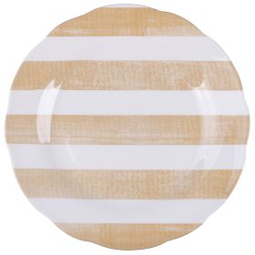 Piatto frutta in porcellana, sabbia, Versilia