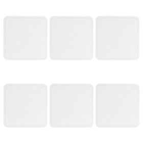 Set 6 sottobicchieri double face soft touch, Horeca White