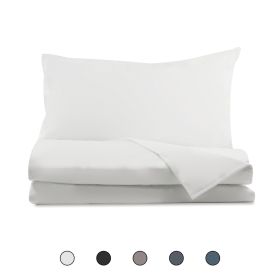 Completo letto singolo in microfibra, con angoli, Sibilla