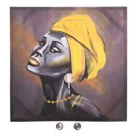 Tela dipinta 60x60 cm, Afrika Sibilla