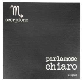 Tovaglietta quadrata zodiaco, nero, S.P.Q.eRe Scorpione