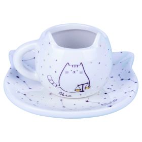 Tazzina caff&#232; con piattino, Oroscocats Libra