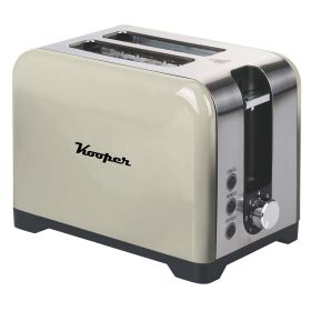 Tostapane vintage, 2 aperture, 780-930W, avorio, Kooper