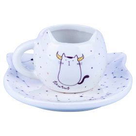 Tazzina caff&#232; con piattino, Oroscocats Taurus