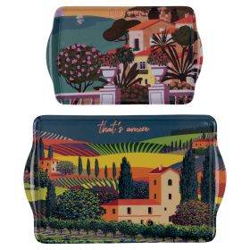 Set 2 vassoi in melammina, That&#39;s Amore