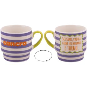 Mug 330 ml impilabile, More Amor Cancro
