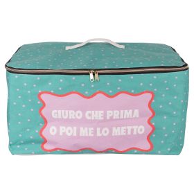 Custodia portatutto 50x40x27 cm, acquamarina, More Amor