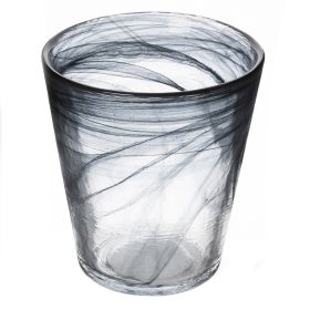 Bicchiere acqua conico nero 250 ml, Alabastro