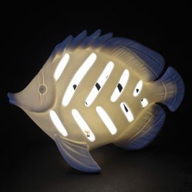 Pesce led decorativo in ceramica, Ocean