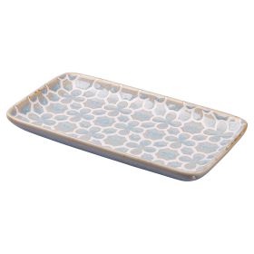 Vassoio rettangolare 20,5x11 cm in ceramica, Reactive