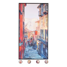 Tela con cornice 50x100 cm, Street Sibilla