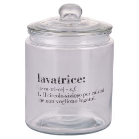 Barattolo detersivo lavatrice in vetro, Victionary