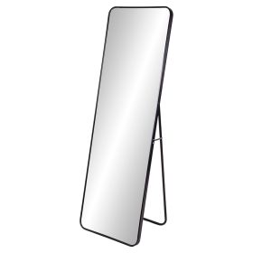 Specchio arredo da terra a figura intera h. 150 cm in alluminio e ferro