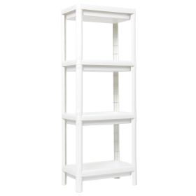 Scaffale 4 ripiani 38x23x100 cm, Linda