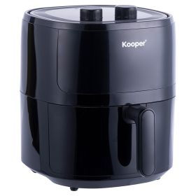 Friggitrice ad aria 5,5L, 2 manopole 1300 W, nero, Kooper