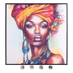 Tela con cornice 60x60 cm, Women Sibilla