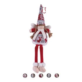 Bambolina con ali, gambe morbide h. 50 cm, Santa&#39;s House