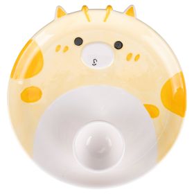 Piattino giraffa porta uovo in ceramica, Les Petites