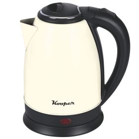 Bollitore elettrico 1,8 L, avorio, Kooper