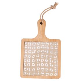 Tagliere in ceramica e bamb&#249;, 19,5x13 cm, Ginza