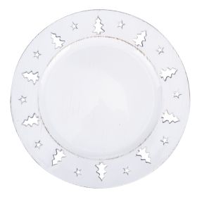 Sottopiatto natalizio avorio, Santa's House