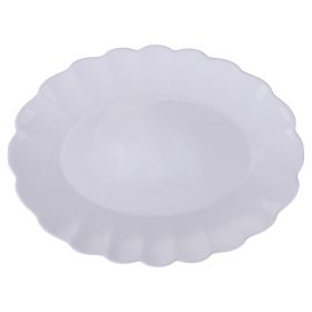 Piatto da portata ovale 35x26,5 cm in vetro opalino