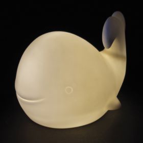 Balena led decorativa in ceramica, Ocean