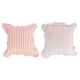 Cuscino arredo 53x53 cm in cotone, Chocolate