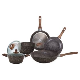 Batteria 7 pezzi, rivestimento in ceramica, induzione, Arizona S&#236;Chef