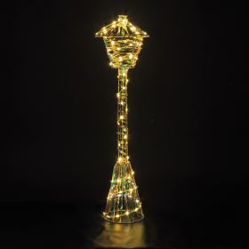 Lampione natalizio luminoso, 80 microled, bianco caldo, Santa&#39;s House