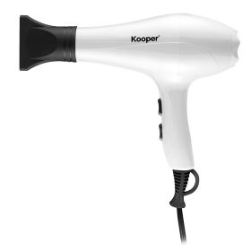 Asciugacapelli 1800 W, 2 velocit&#224;, bianco, Kooper