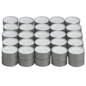 Set 50 T-light, bianco, Sibilla