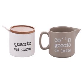 Set zuccheriera e lattiera, S.P.Q.eRe