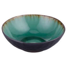 Piatto fondo in gres bicolor, The Market