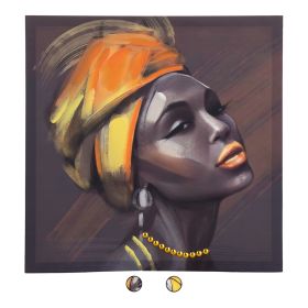 Tela dipinta 40x40 cm, Afrika Sibilla
