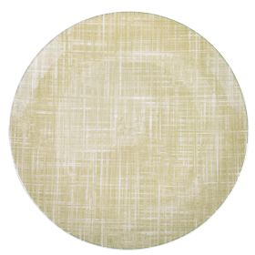 Piatto piano in porcellana, verde lime, Texture