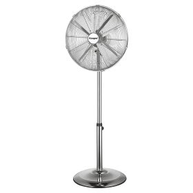 Ventilatore a piantana 4 pale &#216; 40 cm,  50W, silver, Kooper