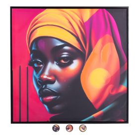 Tela con cornice 60x60 cm, Etnic Sibilla